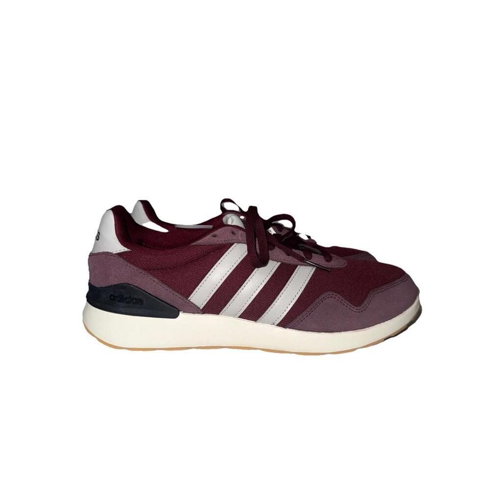 Adidas Run 60's 4.0 Maroon Size 10 Mens Sneakers Running Shoes New No Box